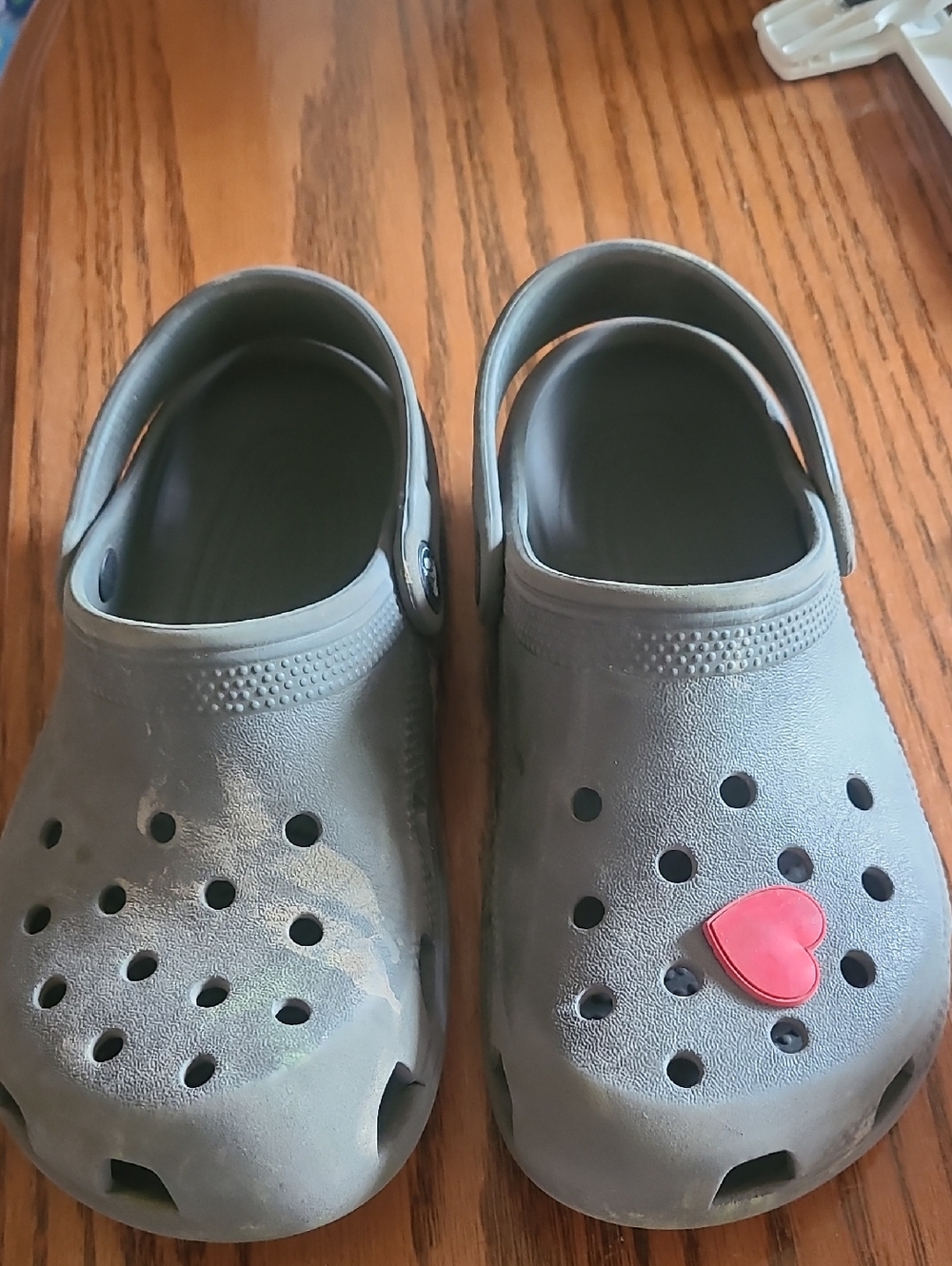 Grey CROCS